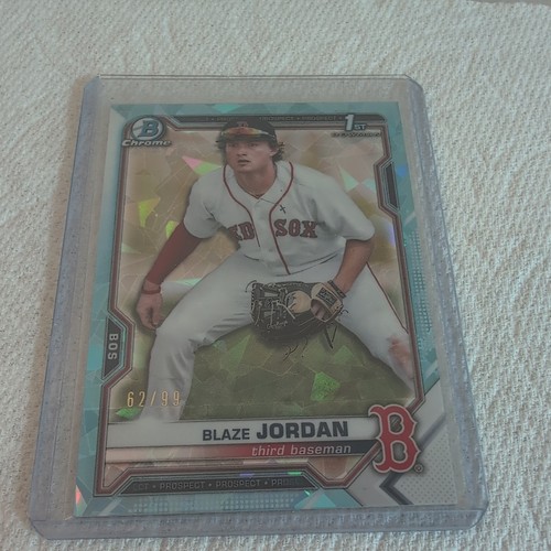 2021 Bowman Chrome Sapphire 1st, Blaze Jordan Refractor /99 BCP-71, Boom 💥🤯 FS
