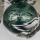 Brian Westbrook Autographed Eagles  Speed Mini Helmet-JSA