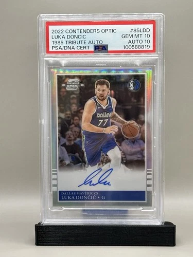 Luka Doncic 2022-23 Contenders Optic 1985 Tribute Auto PSA 10 / Auto 10!!