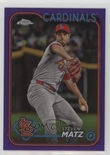2024 Topps Chrome Update Purple Refractor 123/250 Steven Matz #USC146 6k2