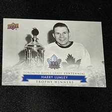 HARRY LUMLEY SP HIGH #s 2017 Upper Deck Toronto Centennial #114 Comb Ship