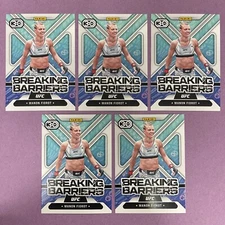 (5) 2023 Panini Instant UFC Manon Fiorot #BB12 BREAKING BARRIERS 1/215 LOT