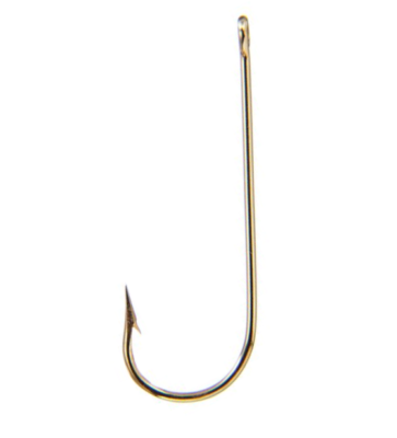 #ad Mustad 37363 Gold Extra Fine Wire Aberdeen Hook Crappie Bluegill amp; Panfish Hook $7.49