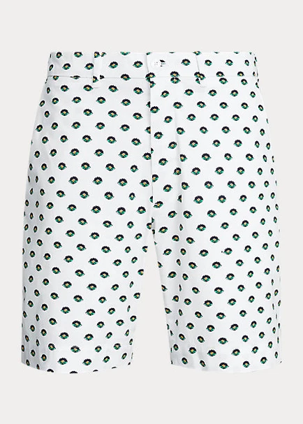 $115 Polo Ralph Lauren, Golf Performance Classic Fit Stretch 9" Shorts, White,40