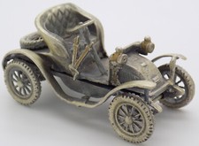 Vintage Italian Handmade Genuine Silver Rare Isotta Fraschini 1902 Car Figurine