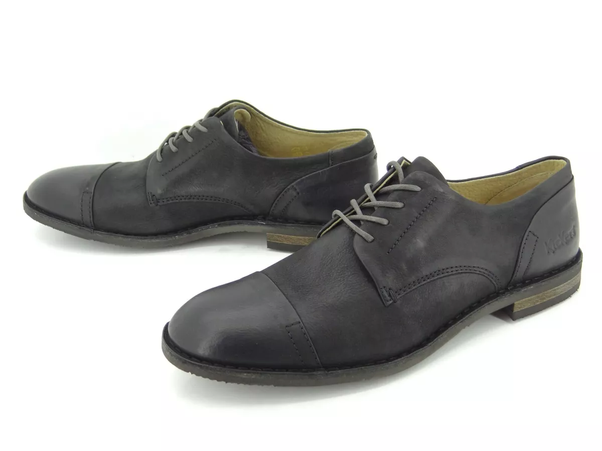 Kickers EDGAR NOIR Mens Shoes Business Shoes Loafers Lace Up Shoes Size 43