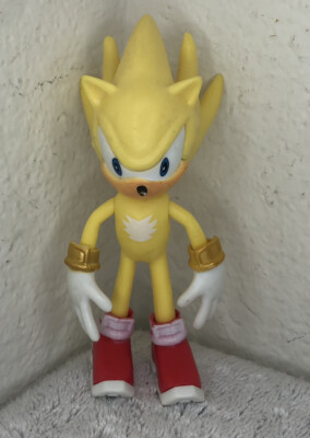 Jazwares Sonic the Hedgehog Classic Super Sonic 3 inch Action Figure Rare
