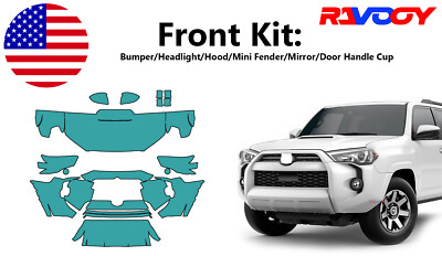 For Toyota 4Runner Off Road 2014-2024 Front Paint Protection Film PreCut Kit PPF