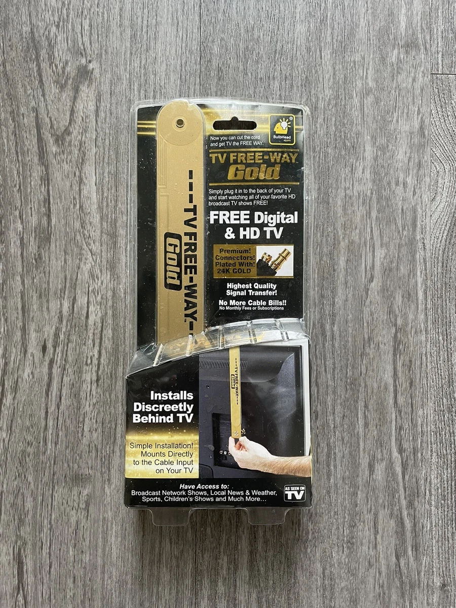 Amplified HD TV Free Way Gold Antenna PulseTV, 56 OFF