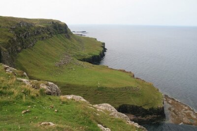 Photo 6x4 Ruadh-sgorr, Canna A' Chill The terracing can be seen on these  c2008