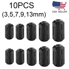 Ring Core Ferrite Bead Clamp Choke Coil Rfi Emi Noise Filter Cable Clip