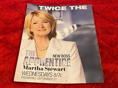PEEP06 MAGAZINE ADVERT 11X16'' THE APPRENTICE : MARTHA STEWART & DONALD TRUMP