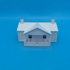 The Milwaukee Road ~ COMPANY HOUSE  Z Scale 1:220 ~ NO Assembly Required - White