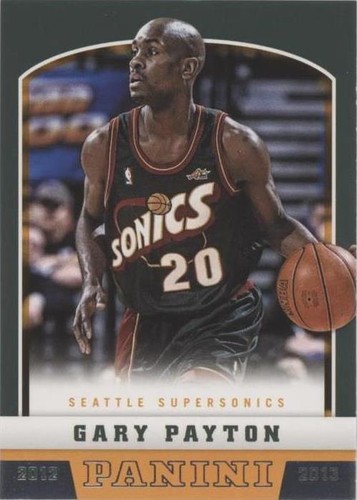 Gary Payton 2016 Panini Studio From Downtown #FD19 SGC 10 Gem Mint