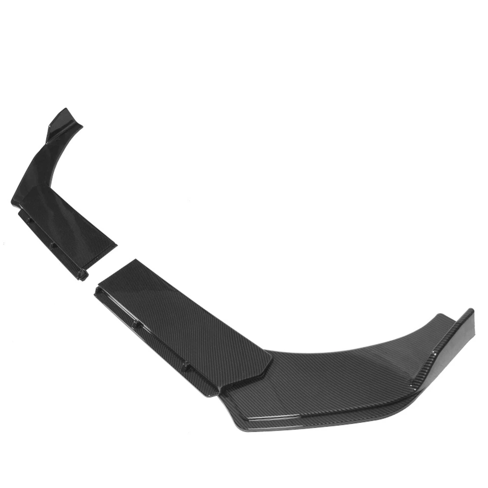 Carbon Fiber Front Bumper Lip Chin Spoiler Splitter Body Kits For Toyota Camry Foto 4 de 4