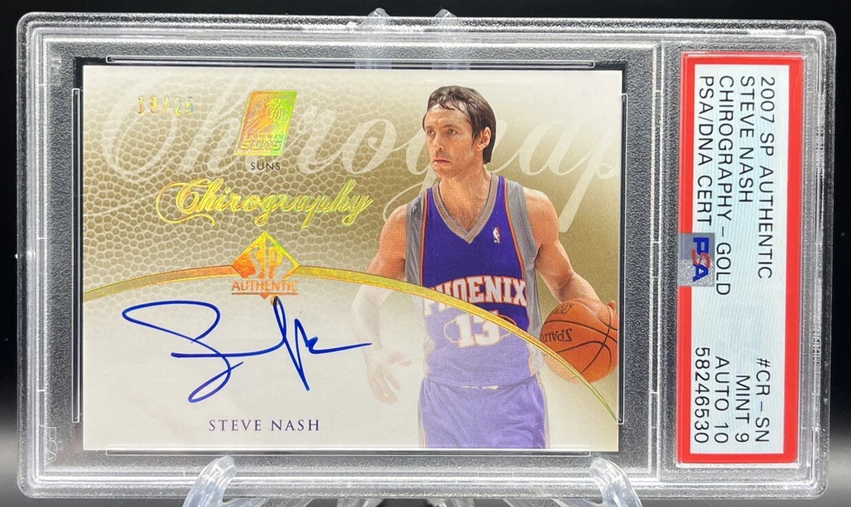 Steve Nash Phoenix Suns Basketball Autographed Sports Trading