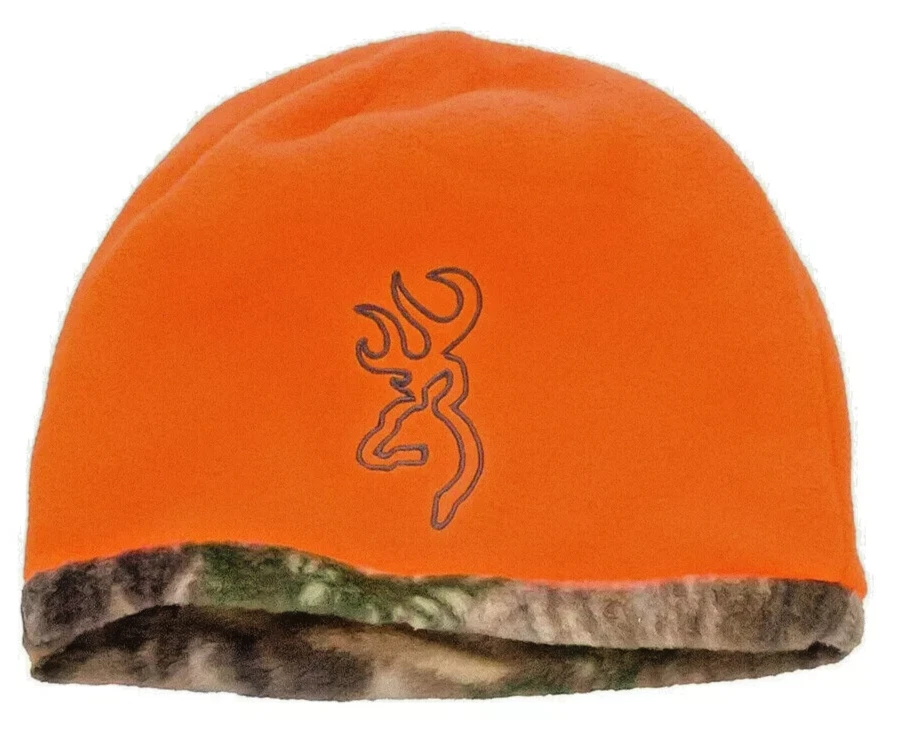 Gorro polar MARRÓN para todas las estaciones REALTREE camuflaje/naranja cazador - RTE, reversible Foto 3 de 4