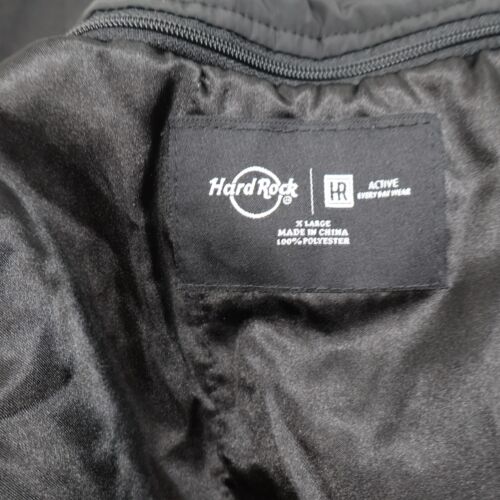 Hard Rock HR Men's Size XL Hard Rock Table Games Full Zip Black Bomber Jacket - Picture 8 of 12