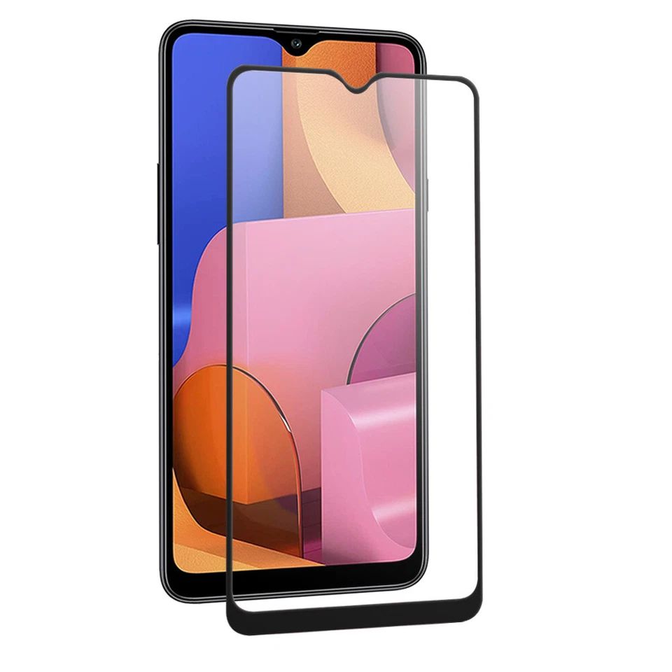 Paquete de 2 protectores de pantalla de vidrio templado para Samsung Galaxy A21/A20S/A01 9H Foto 2 de 4