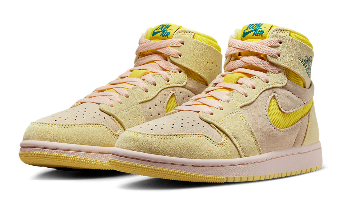 NIKE Air Jordan 1 Zoom Comfort ベージュ/ライム Size 12 - Air Jordan 1 Zoom Comfort 2 High Citron Tint W for sale