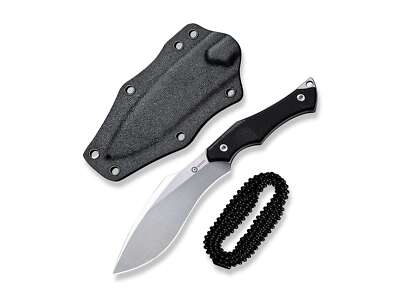 CIVIVI Vaquita II G10 Black Bushcraftmesser Full Tang Nitro-V Schwarz C047C-1