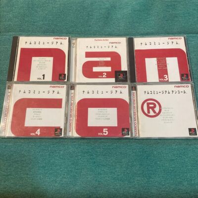 PS プレステ ナムコミュージアム VOL.1～5+アンコール 箱説付+限定BOX 