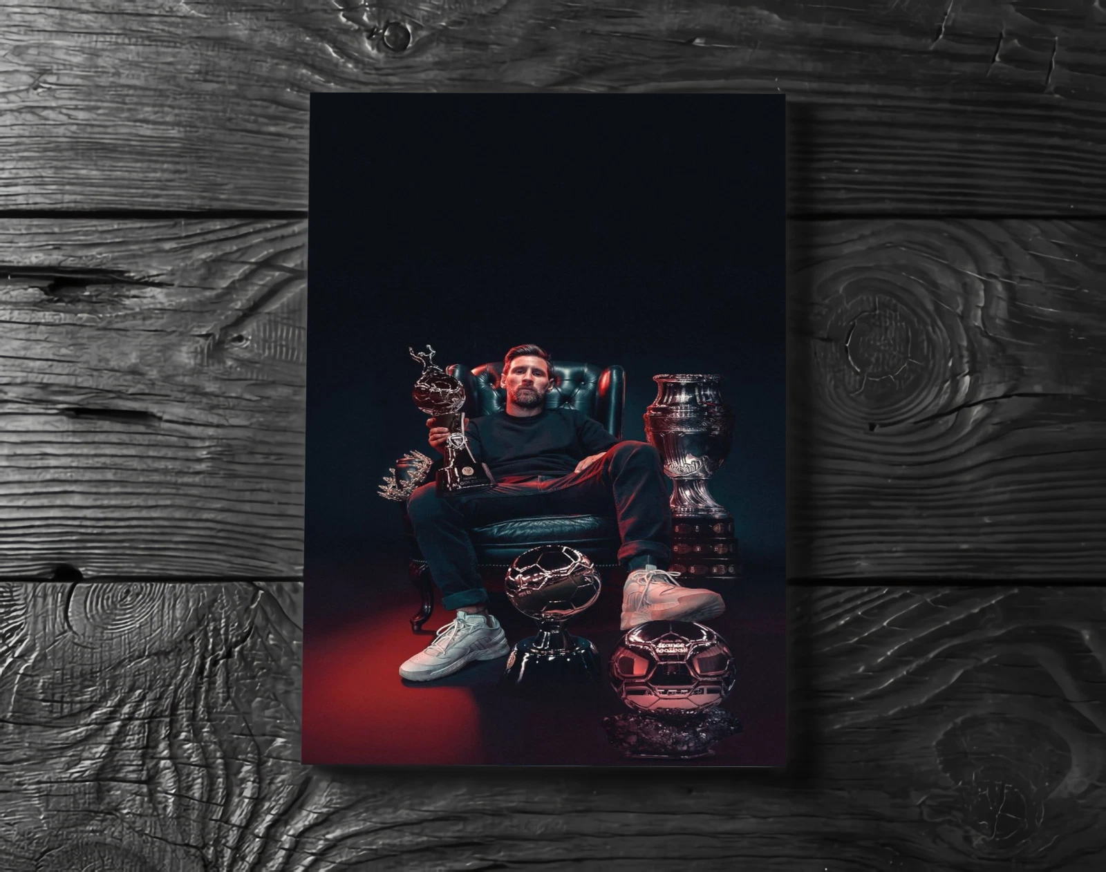 Lionel Messi soccer Poster Print - No Frame