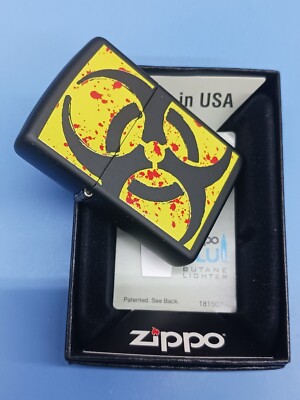 ZIPPOライター Zippo 24330 Hazardous Biohazard Black Matte | eBay