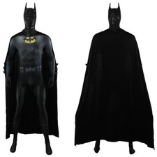 The Batman Jumpsuit Bruce Wayne Flash Bodysuits Cosplay Costume Halloween Cape