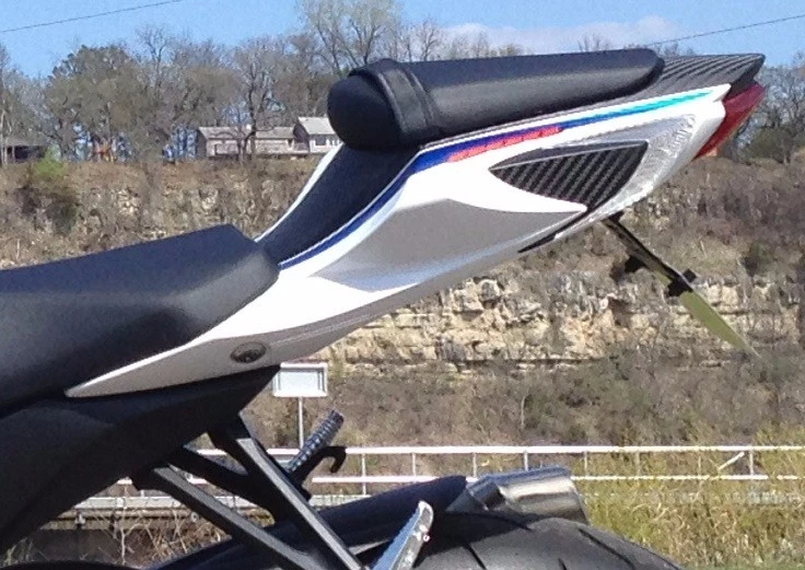 SUZUKI GSXR GSX-R 600 750 1000 GUARDABARROS ELIMINADOR NEGRO PL 2011 - 2025 Foto 4 de 4