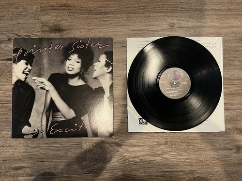 Pointer Sisters- So Excited! Vinyl Record LP w/ Inner 1982 Planet BXL1-4355 - Picture 8 of 15