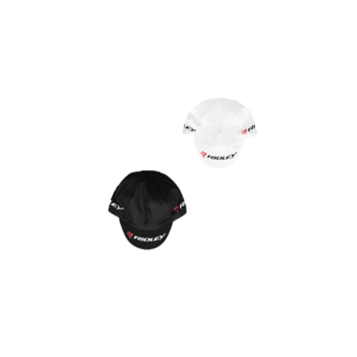 Ridley Race Cap Pull Under Bicycle Cap Black And White eBay
