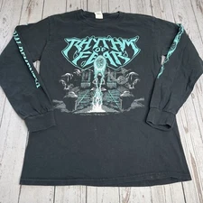 Rhythm of Fear Ritual Dementia Music Graphic Band T Shirt Mens Small Florida