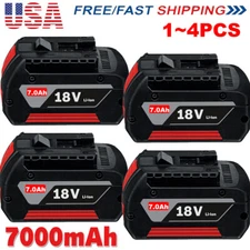 For Bosch 18V Li-ion 7.0AH BAT609 BAT618 BAT610G BAT619 BAT620 Battery / Charger