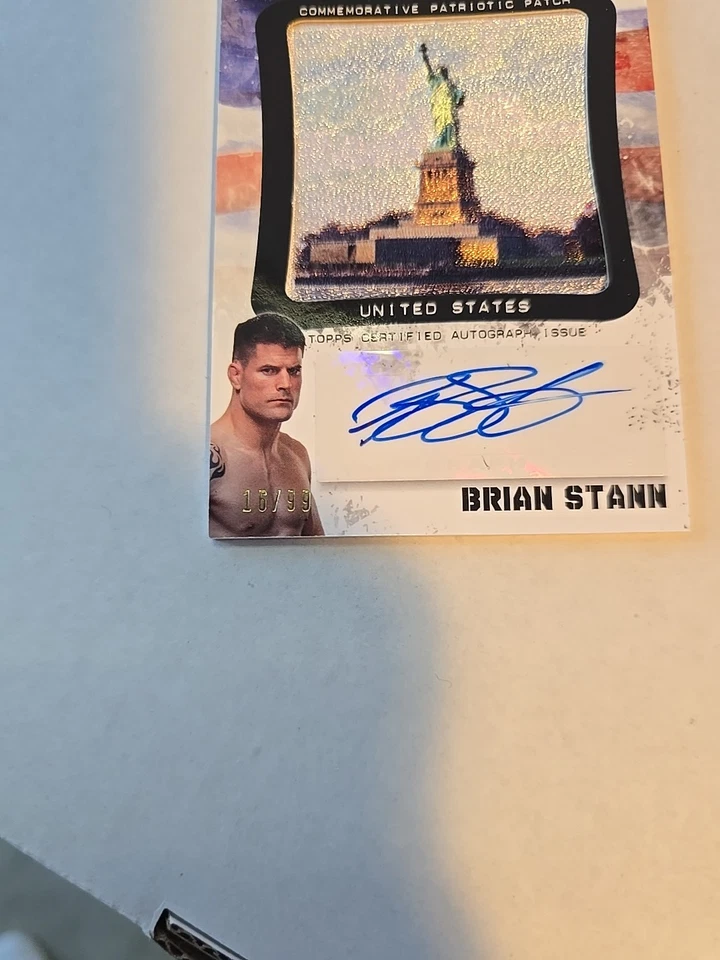 2012 UFC Topps Bloodlines Patch Auto Brian Stann /99 APP-BS - Image 3 of 3