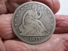 1877-P Seated Liberty Half Dollar — photo from another recent sale