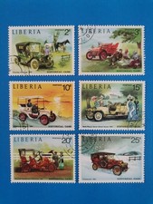 Liberia: Complete Series Used Year 1973 - Vintage Cars