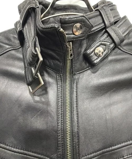 JACKROSE                    Lamb leather jacket black 240704J image 6