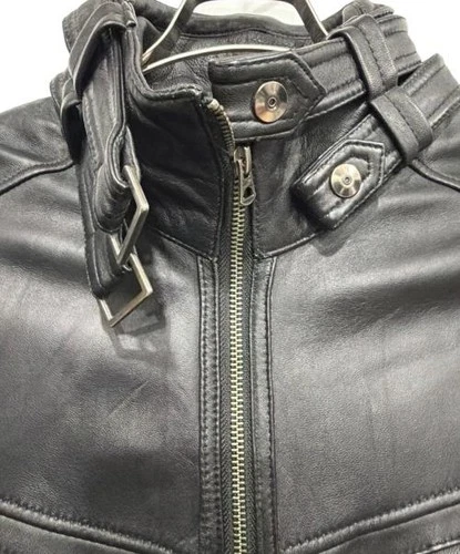 JACKROSE                    Lamb leather jacket black 240704J image 6