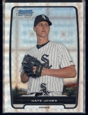 2012 Bowman Chrome Prospects Xfractor Nate Jones #BCP202