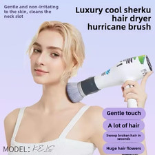 Professional Salon Hairbrush Attachment for Blow Dryers 4-5.5cm Soft Bristles