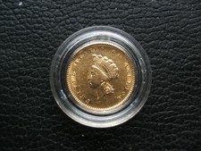 USA 1 Dollar 1855 Gold