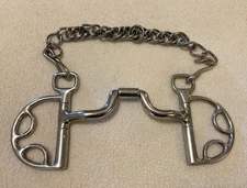 Myler Kimberwick SS Comfort Mouth Snaffle Bit with Chain Chin
