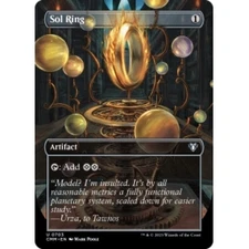 Sol Ring (borderless) M/NM Magic: The Gathering MTG Commander Masters