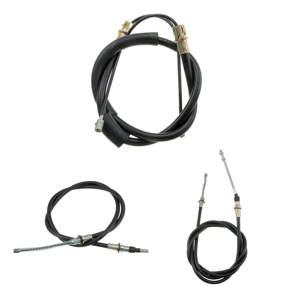 Cable de freno de estacionamiento delantero trasero para Ford Bronco II 1987 1988 3 piezas Dorman Foto 2 de 2