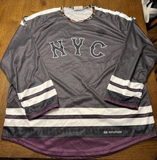 2025 NY New York Mets City Connect Clay Holmes Hockey Jersey Mens XL SGA