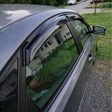 4pcs Out-channel Visor Rain Guard For Toyota Prius V 2012 2013-2015 4 Door Sedan