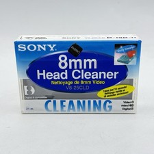 SONY V8-25CLD Video Head Cleaner Cassette Tape for 8mm Video8 Hi8 SEALED NEW