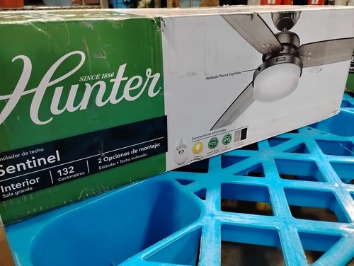 NEW Hunter Fan Company 59211 52 inch Sentinel Brushed Slate Ceiling Fan  2304178 - Picture 4 of 5