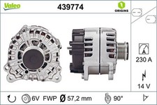 Alternator valeo for PORSCHE CAYENNE 3.0 Diesel 439774